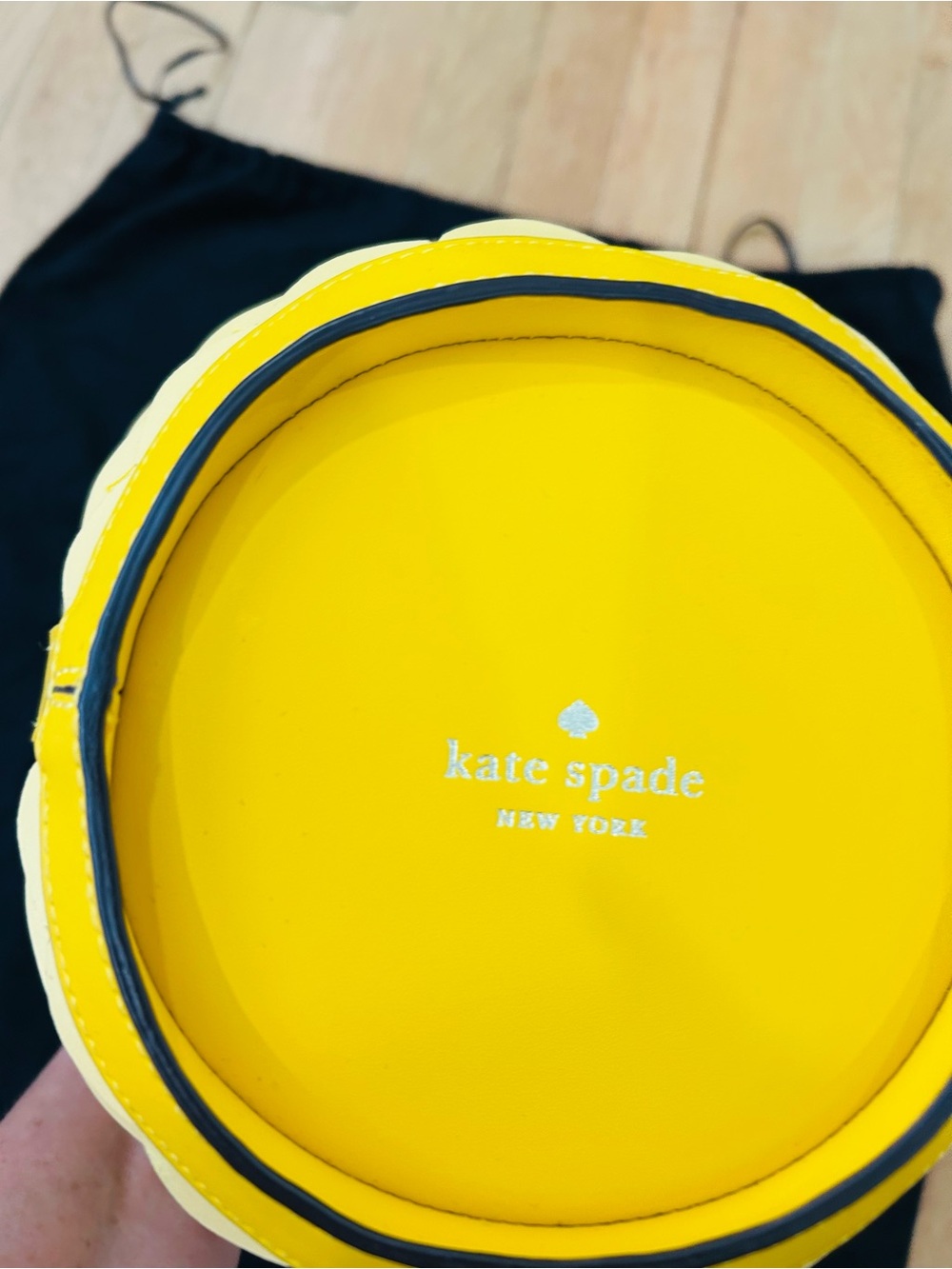 Kate Spade Pineapples Bucket Crossbody Bag - Yellow & Green - Picture 5 of 9